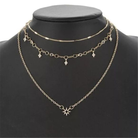 Chains 101 New Boho Women chocker gold Chain Peal - Picture 1 of 3